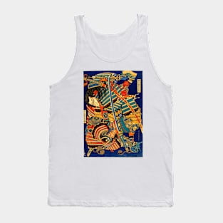 Two Samurai Warriors Fighting 1827–1832 Tank Top